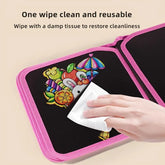 Erasable Drawing Book 3 Coloured Pen 2 Wet Wipe - EKSS0199